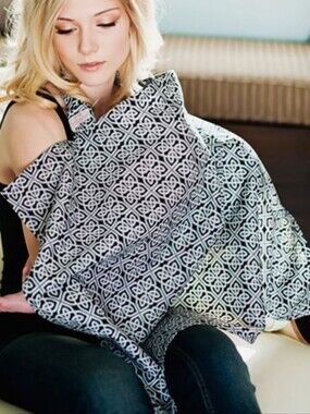 2 Udder Covers: Mason & Chevron Nursing Covers